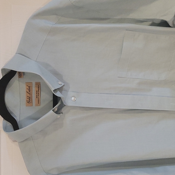 Men's Roundtree and Yorke Gold Label no-iron short sleeve shirt size 2XB. - Picture 5 of 6